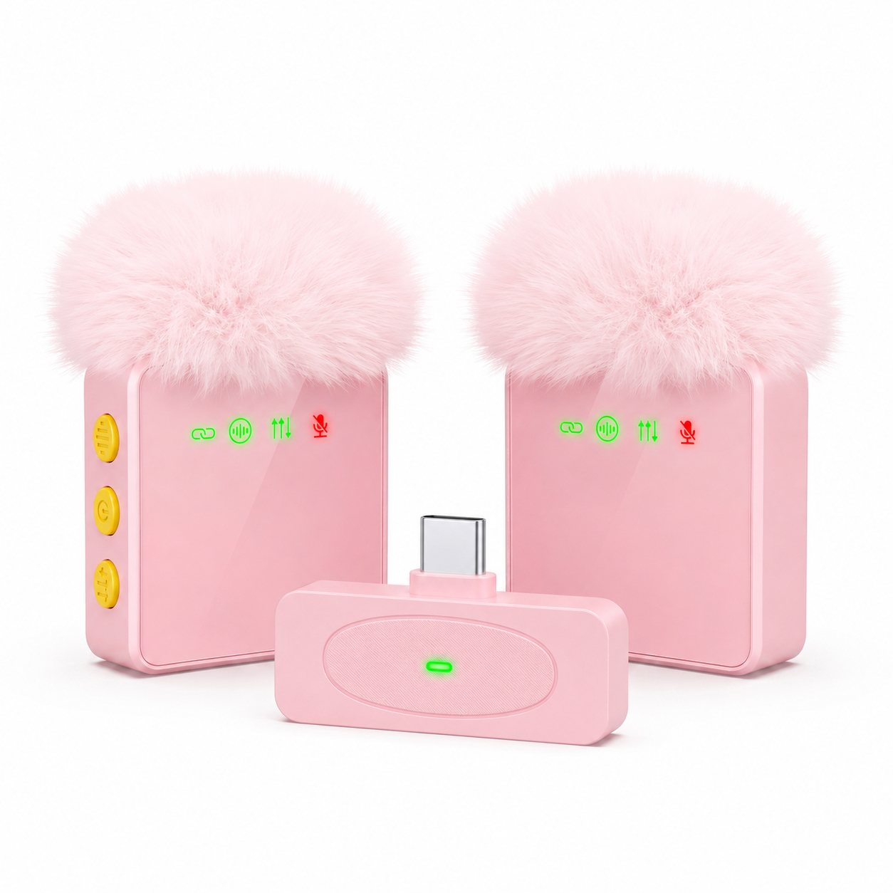 Usb C Hub - Mikrofon Lavalier Nirkabel Baru, Port USB-C,
