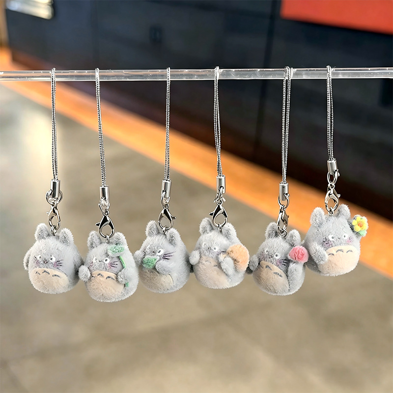 Phone Accessories Doll - Gantungan kunci berbentuk boneka kecil bertekstur
