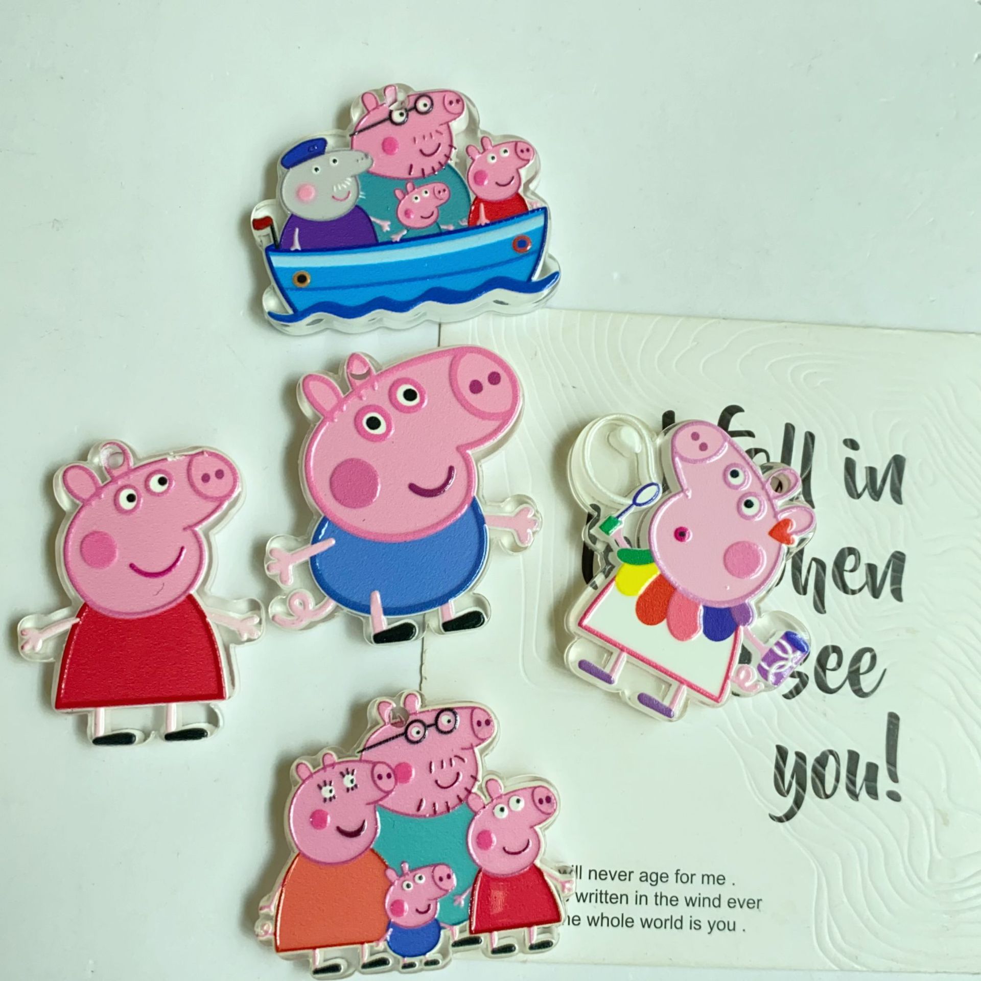 Phone Accessories Hanging - Lubang gantung berlapis minyak mengkilap, liontin
