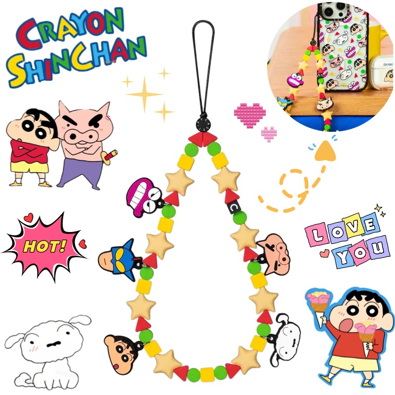 Phone Accessories Hanging - Crayon Shin-chan Nohara Shinnosuke Baru, Aksesoris