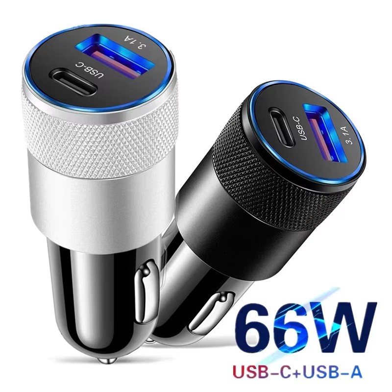 Usb Data Cable - Pengisi Daya Mobil USB 66W Tipe