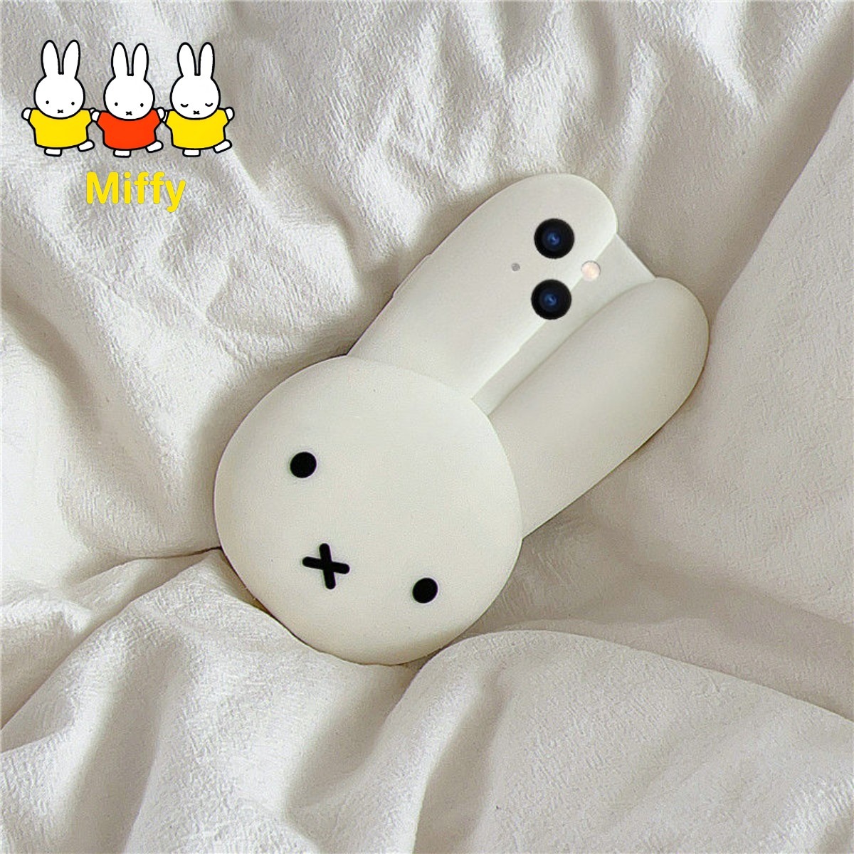 Phone Accessories Images - Casing Ponsel Silikon Putih Kelinci Miffy