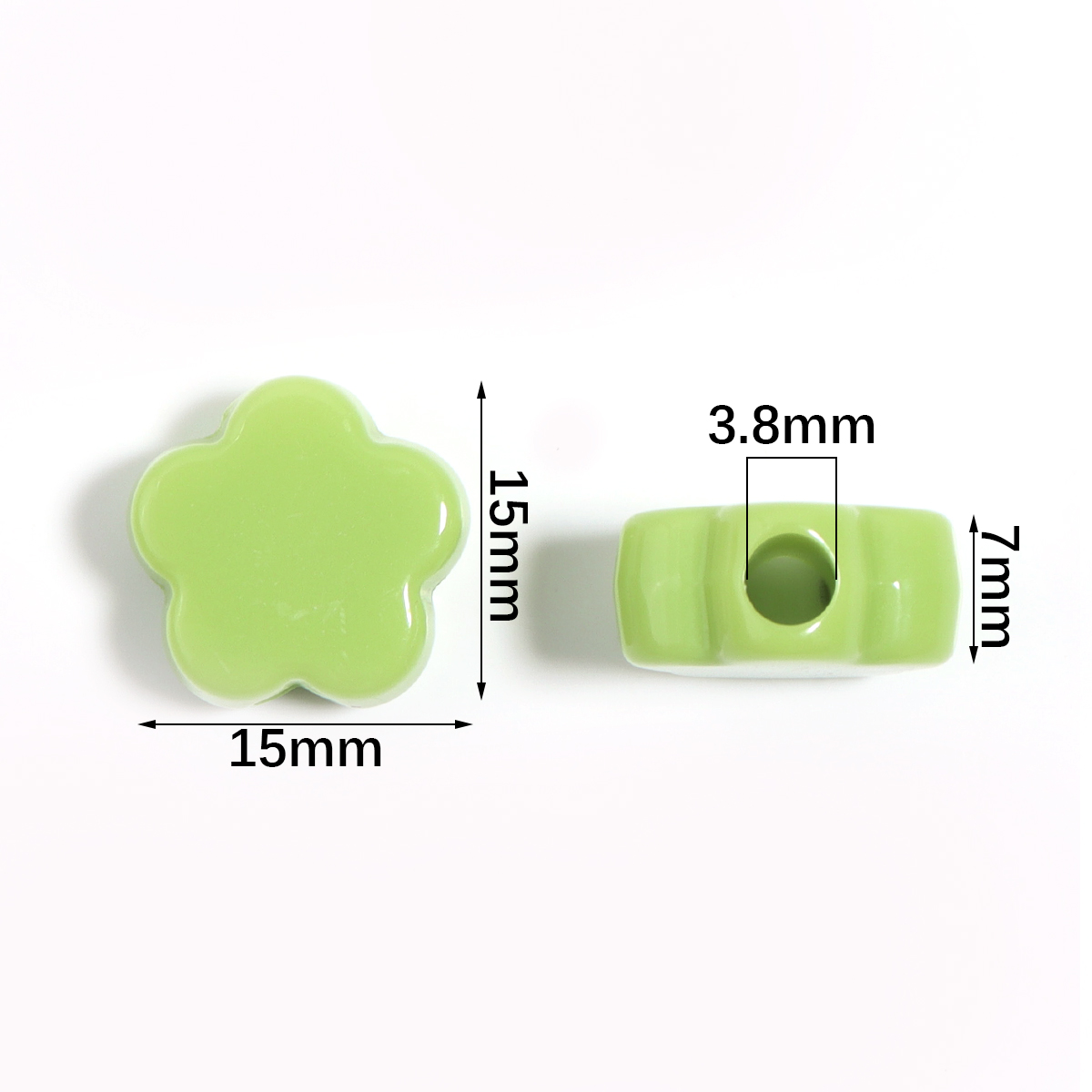 30Pcs/bag Manik-manik Bunga Ak - Phone Accessories Jewelry ulasan dan harga