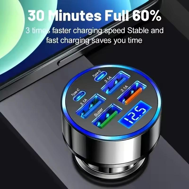 Pengisi Daya Mobil PD 300W 6 P - Usb C Hub ulasan dan harga
