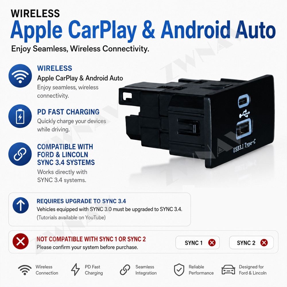 Adaptor CarPlay dan Android Au - Usb C Hub ulasan dan harga