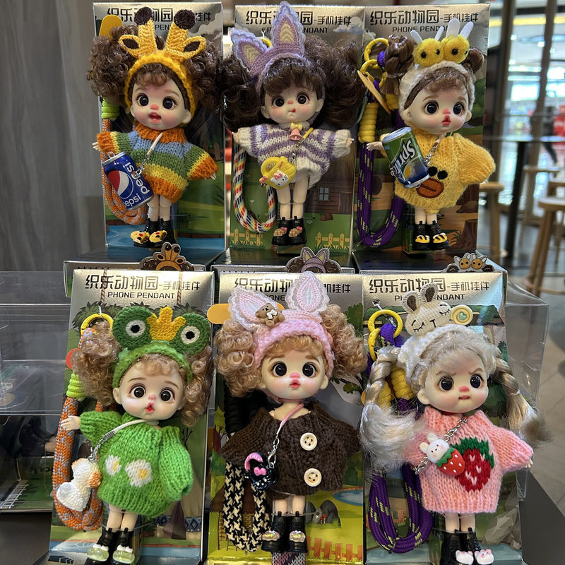Boneka Mini Bjd 14cm, Boneka V - Phone Accessories Doll ulasan dan harga